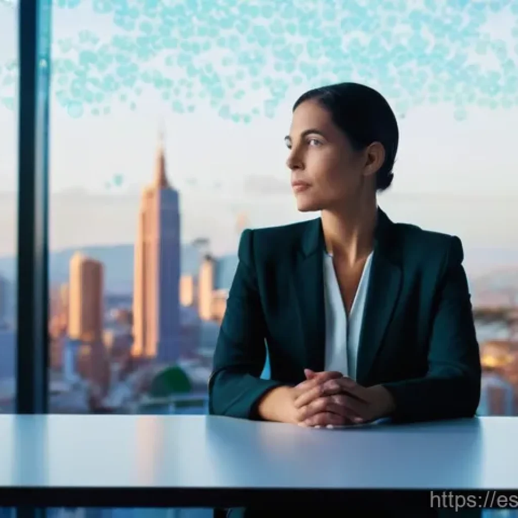 고객 요구 변화에 대한 대응 방안 - **Prompt:** A thoughtful female entrepreneur, in her late 30s, with a warm and empathetic expression...